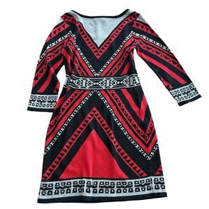 Anthropologie Small Aztec Southwestern Flying Tomato Sweater‎ Dress Womens VTG